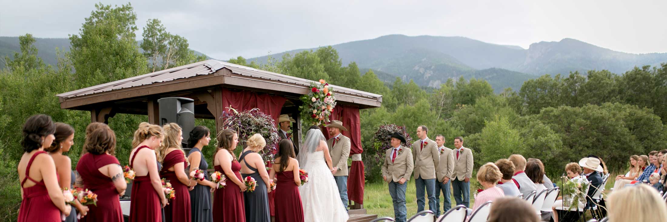 Brush Canyon Ranch » A private mountain wedding venue near