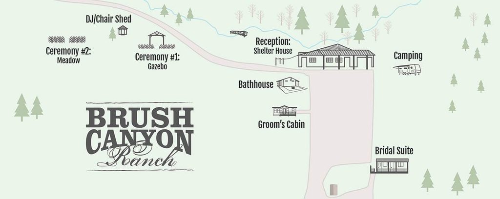 Brush Canyon Ranch facility map